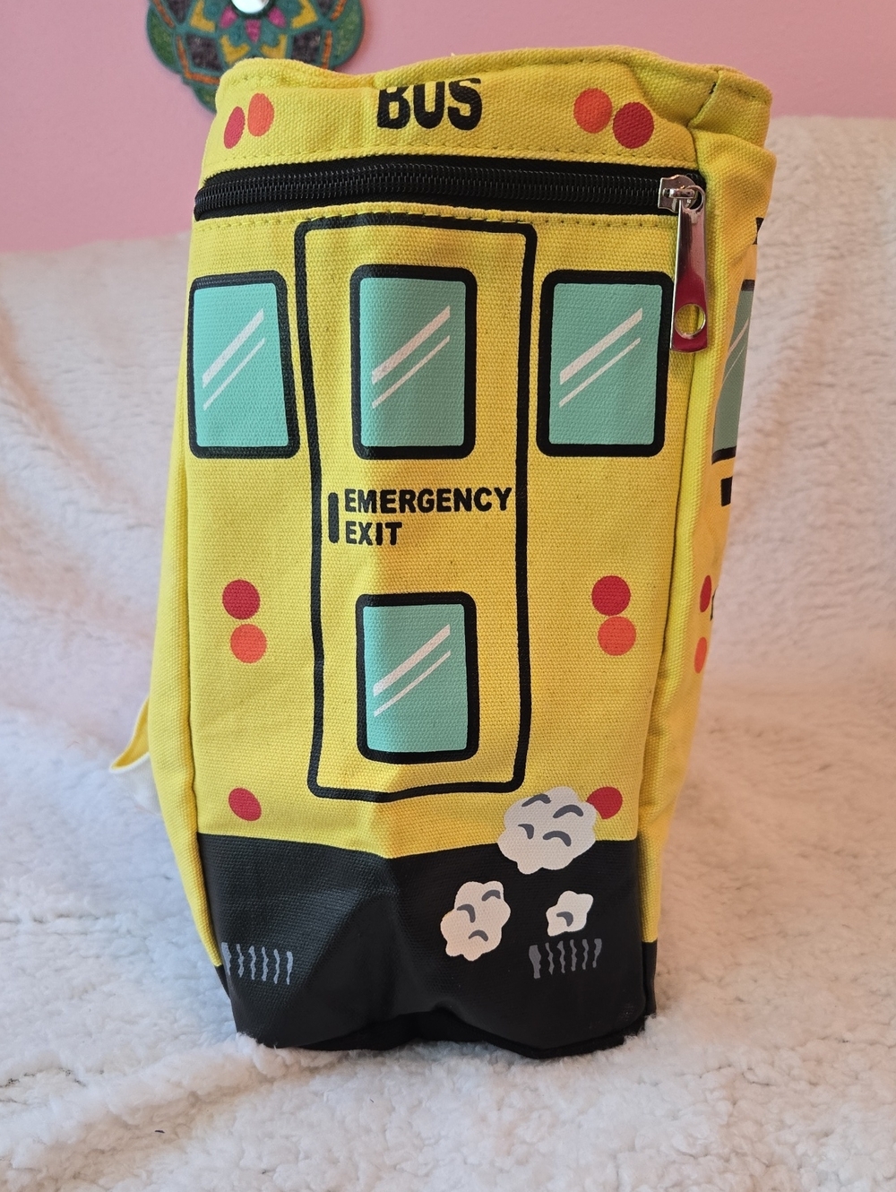 Insulated School Bus Tote or Lunch Bag - Picture 4 of 10